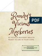 Randy Ambrose Vicious Mockeries