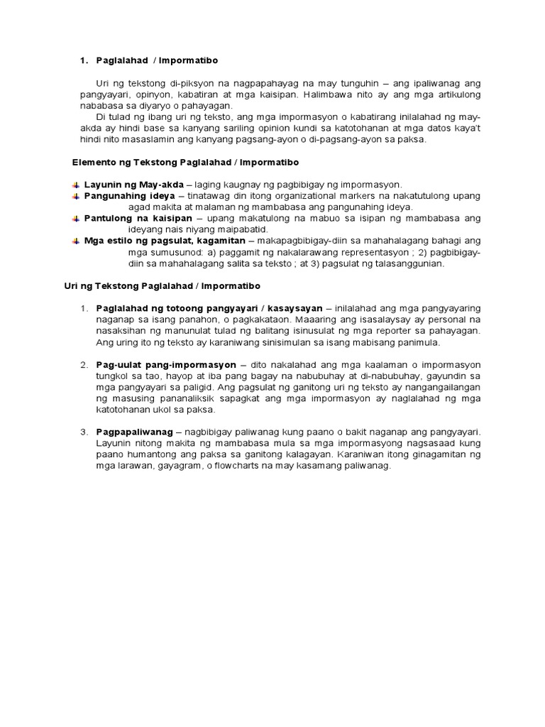 Aralin 10 Impormatibo Pdf