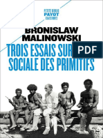 Bronisław Malinowski-Trois Essais Sur La Vie Social Des Primitifs