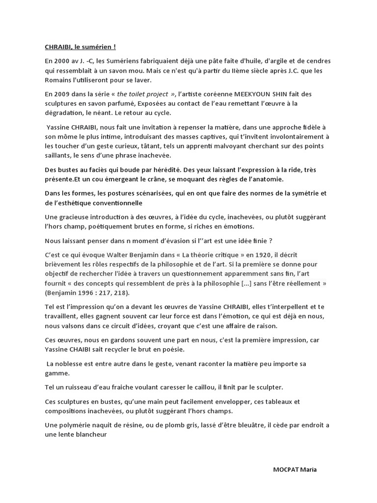 Art Sumerien motions Et Mati res PDF Art
