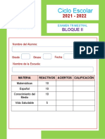 Examen-Trimestre 2. Primeros