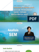 Basic Materi - Wahyu Rafdinal S.E.,M.M. - Analisis SEM