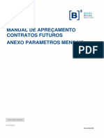 Anexo de Parâmetros Mensais - Futuros