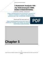 Financial Statement Analysis 11th Edition Subramanyam Solutions Manual 1