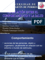 Relacion Entre El Comport a Mien To y La Salud