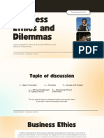 Business Ethics and Dilemmas Presentation
