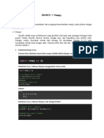 MODUL 7 Numpy