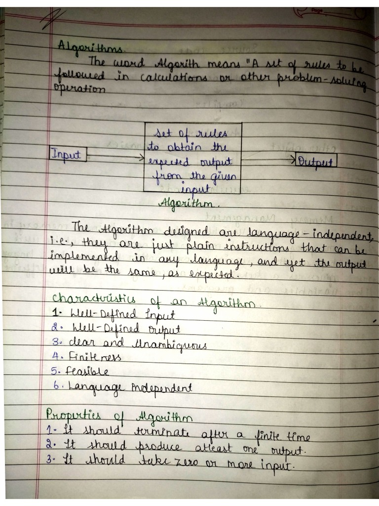 Algorithm Notes | PDF