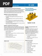 Multiflo Pump Specifications Overview | PDF | Litre | Pump