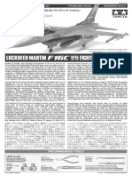Tamiya F 16C Block25 32 Instructions