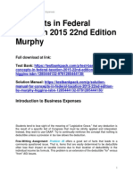 Concepts in Federal Taxation 2015 22nd Edition Murphy Solutions Manual Download