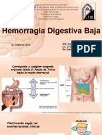 Hemorragia Digestiva Baja: Dr. Roberto Ortiz IPG: Génesis Forero C.I. 27636667 9no Semestre