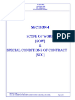 Scope of Work (SOW) & Special Conditions of Contract (SCC) : Section-I