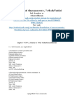 Foundations of Macroeconomics 7th Edition Bade Test Bank 1