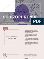 Schizophrenia - PSYCH 340 A - Taimoor