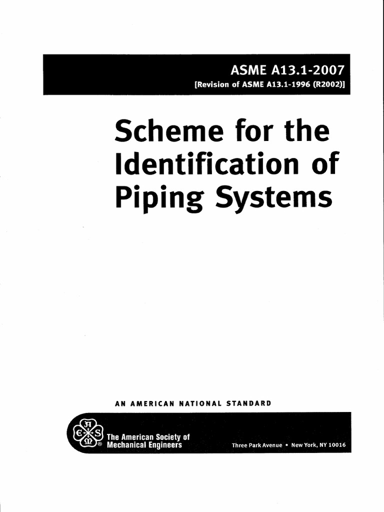 Asme a13 1 2007 pdf