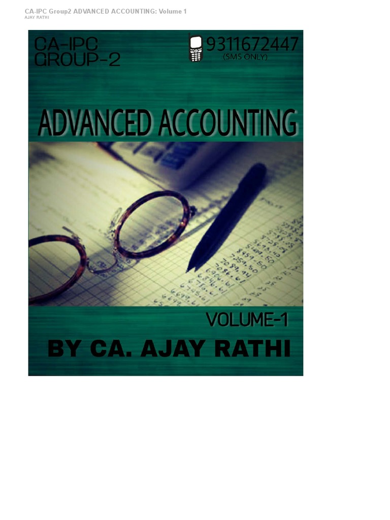 Advance Account Book by CA Ajay Rathi PDF