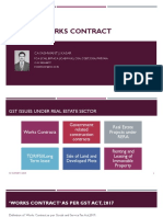 GST Issues For Works Contract CA Yashwant Kasar - 31st July 2021