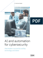 IBV - AI and automation for cybersecurity