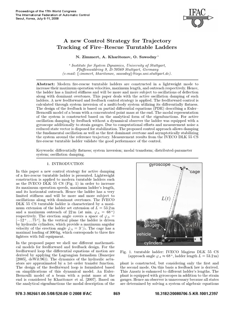 A new Control Strategy for Trajectory Tracking of FireRescue Turntable