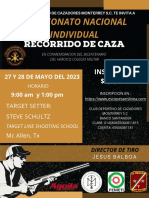 Recorrido de Caza: Campeonato Nacional Individual