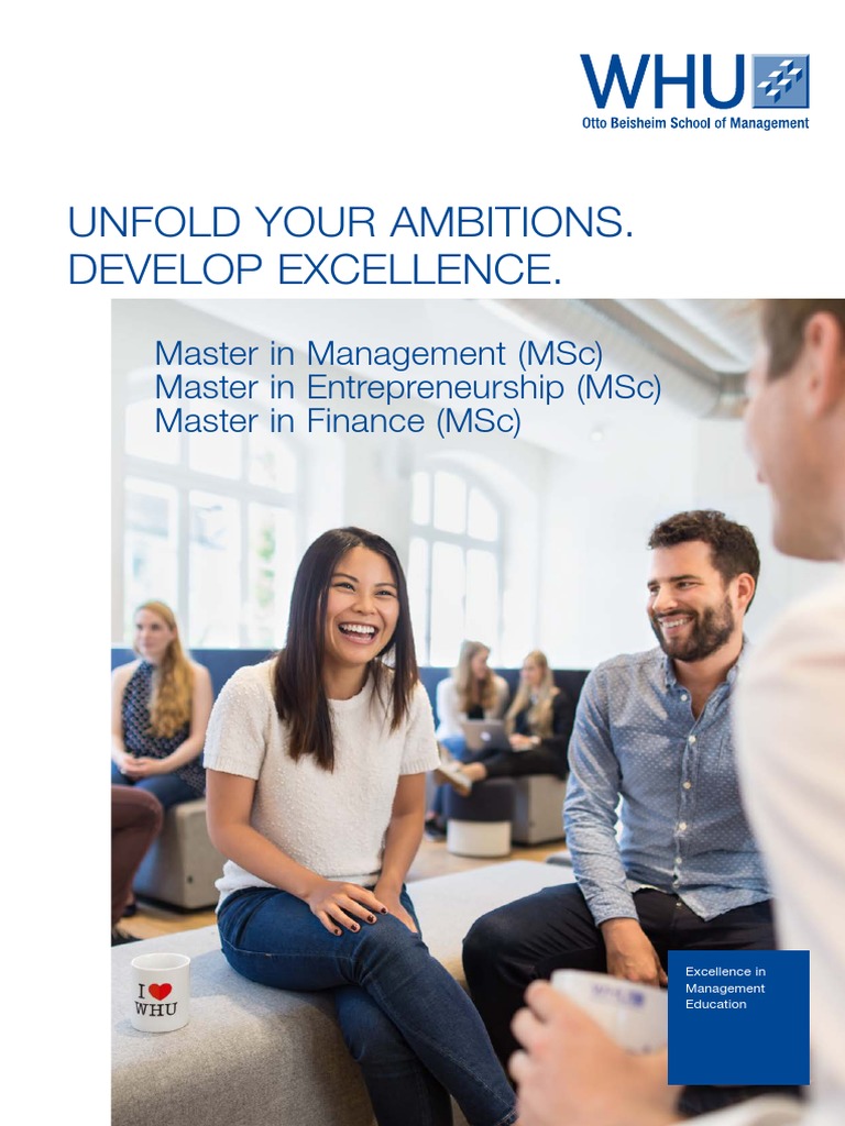 WHU Master Programs Overview | PDF | Entrepreneurship | Academic Degree