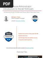 Introducing The AZ-104 Microsoft Azure Admin Associate Exam