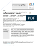 Management of Acute Liver Failure. Clinical Guideline From The Catalan Society of Digestology