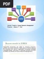 Current Trends in HR Management