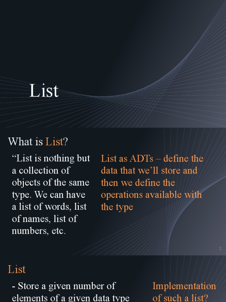 3. List | PDF