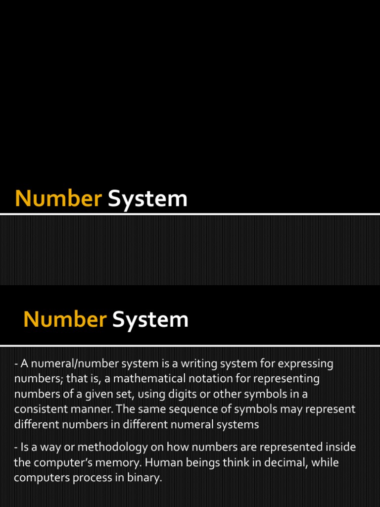 Understanding Number Systems Explained | PDF | Teaching Methods & Materials