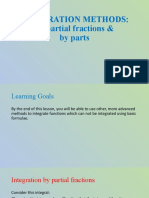 Integration - Partial Fractions - by Parts