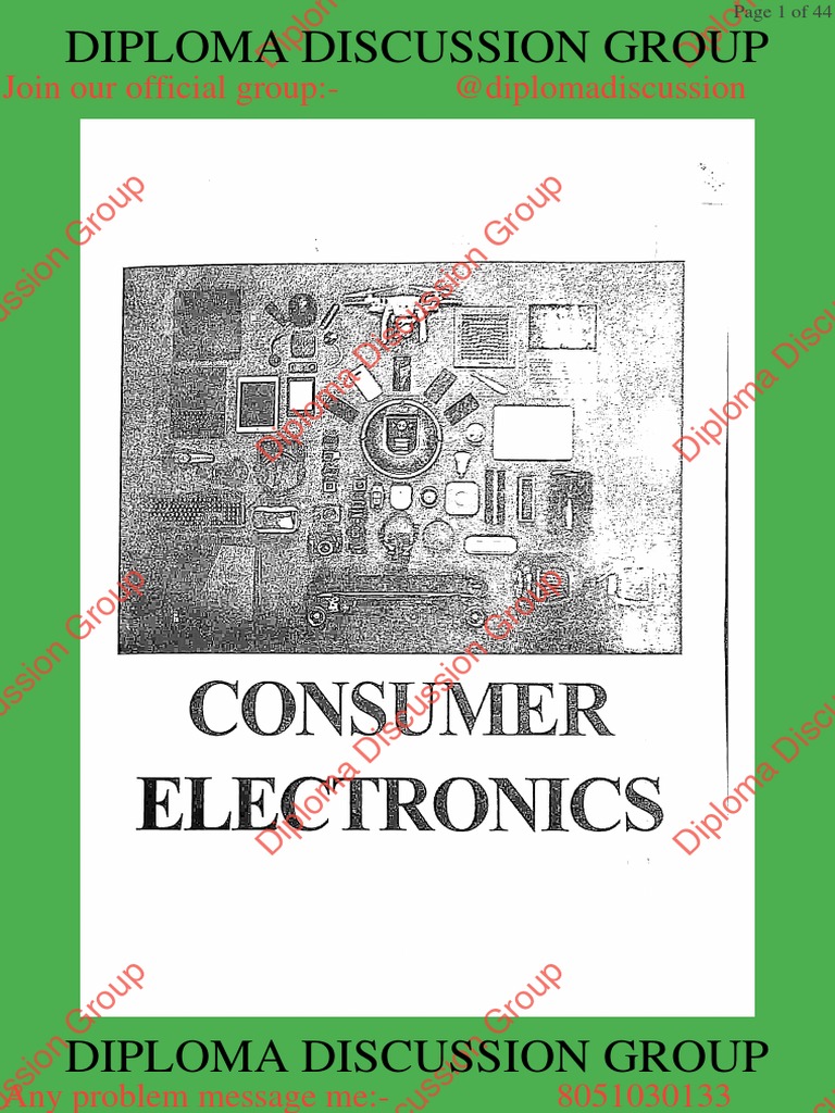Consumer Electronics 4th Semester Questions Bank L | PDF