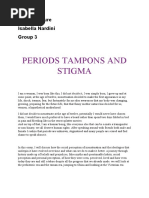 BEEHUGHES-PhD Menstruation | PDF | Menstruation | Gender
