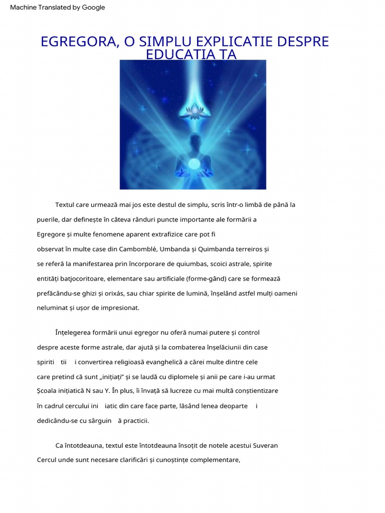 A Egregora-Uma-Explicacao-Simploria-Sobre-Sua-Formacao PDF | PDF