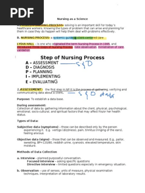 midterm-Nursing process