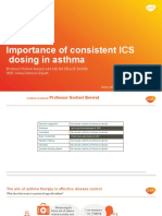 Importance of Consistent ICS Dosing in Asthma