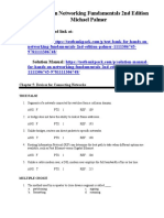 Hands-On Networking Fundamentals 2nd Edition Michael Palmer Test Bank 1