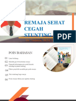 Remaja Sehat Cegah Stunting