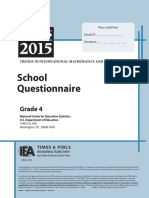 B1 - School Questionnaire