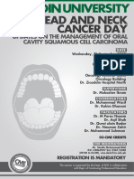 CME HEAD AND NECK CANCER DAY Aug 2022 Flyer