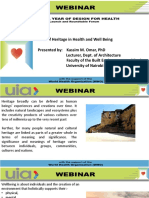 Role of Heritage in Health and Well Being