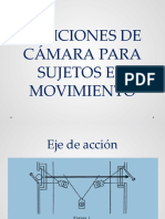 Posiciones de Cámara para Sujetos en Movimiento