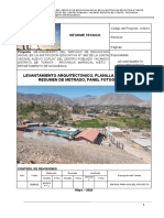 Informe Arquitectonico I.E. 349 Nuevo Coplay