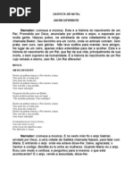 NARRAÇÃO DA CANTATA DE NATAL