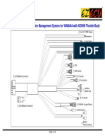 Wiring Diagram of EzFC Engine Management System For YAMAHA Cygnus With KEIHIN Throttle Body (ENG)