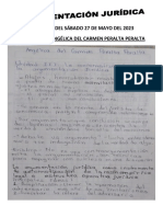 Actividad de Argumentación Jurídica Del Sábado 27 de Mayo Del 2023