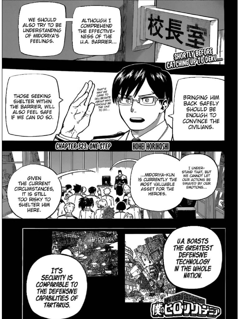 My Hero Academia - Chapter 323 | PDF