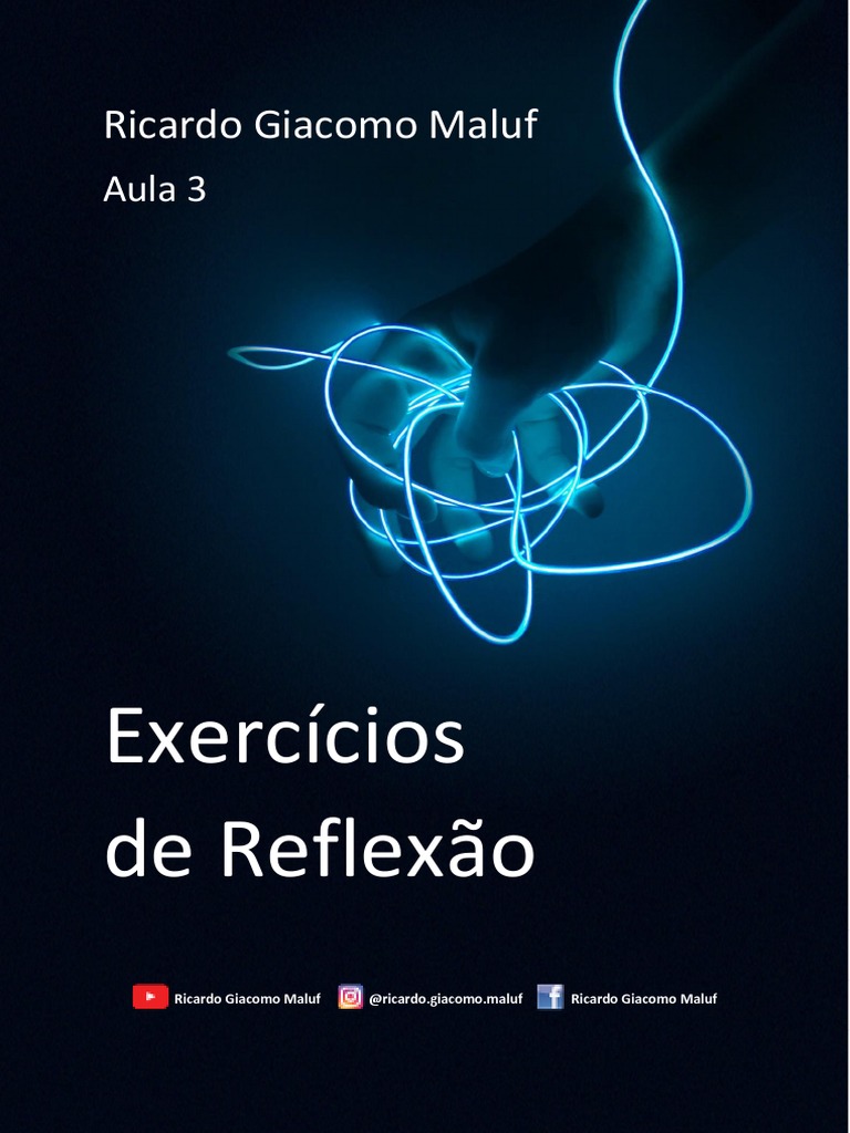 Aula 3 - Exercícios de Reflexão | PDF