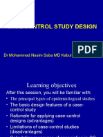 Case Control Study Design For RM Course